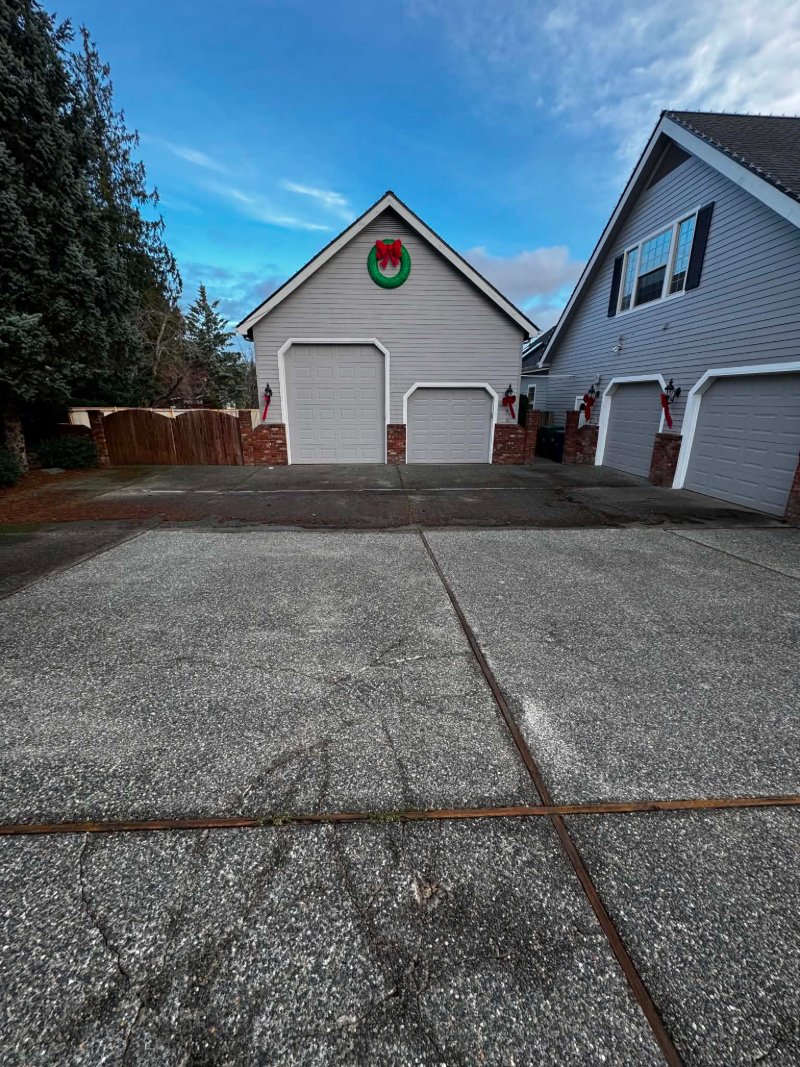 Pressure Washing Before and After