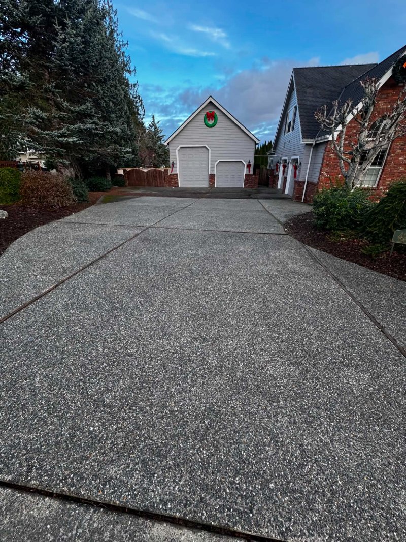 Pressure Washing Before and After