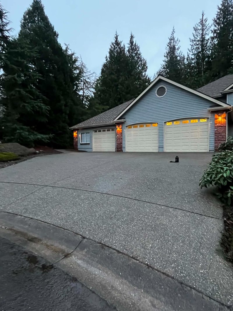 Pressure Washing Before and After