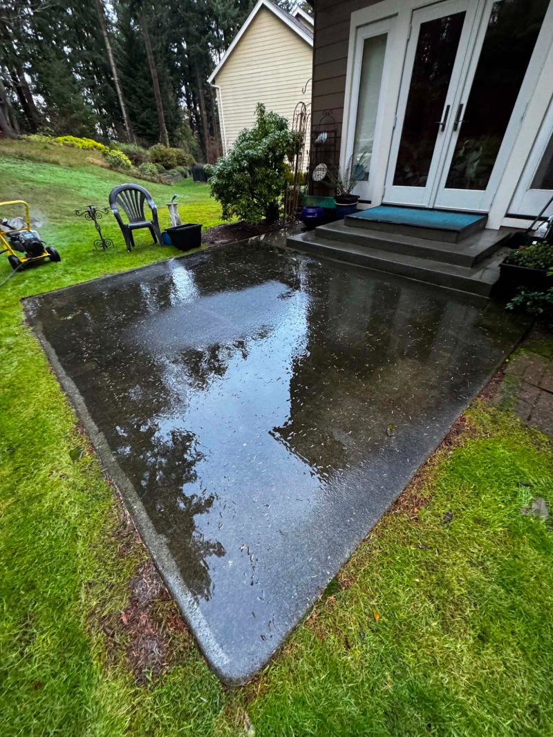 Pressure Washing Before and After